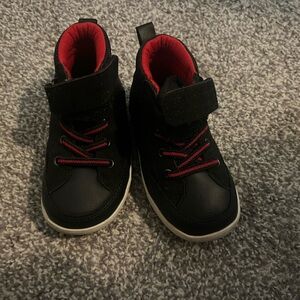 Circo Black and Red Kids Sneakers